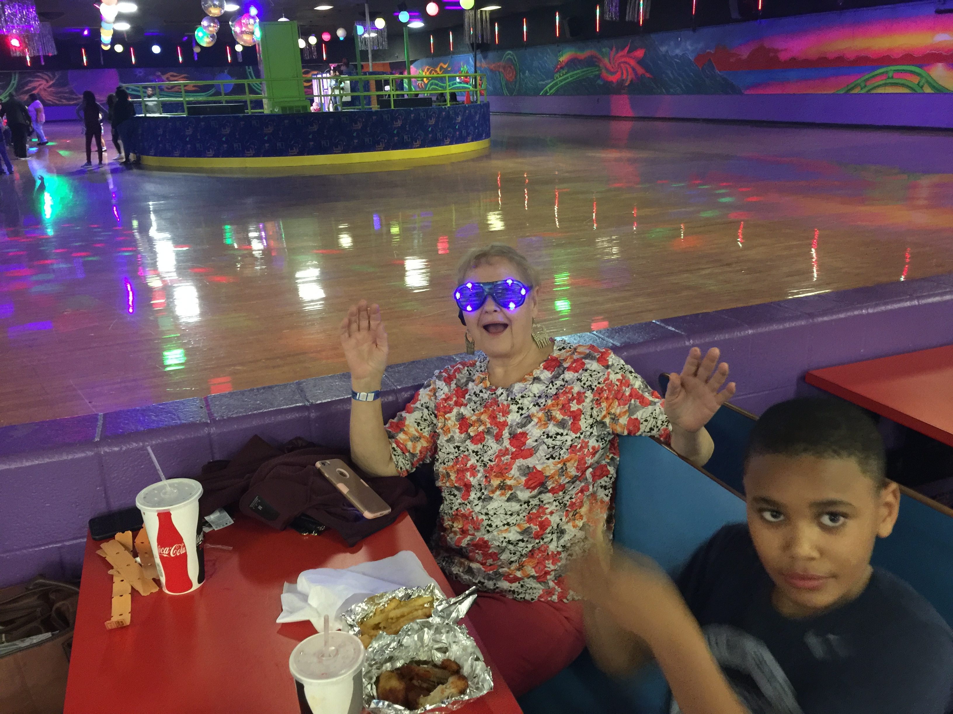Showing the grand baby some fun
